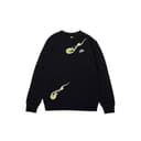 Nike Sweatshirts Black Crew Neck Moderate Regular