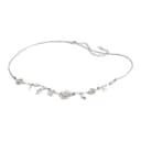 CHANEL Solid Color Design Resin Silver