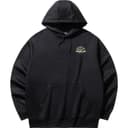 Anta Life Collection Comfortable Minimalist Style Loose Fit Hooded Pullover Fleece Lined Sweatshirt
