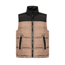 COACH FW24 Vest Brown Yellow