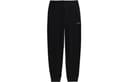 Li Ning Table Tennis Logo Print Solid Color Elastic Cuff Fleece Lined Knitted Sweatpants Black