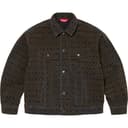 Supreme flocked denim jacket