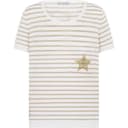 DIOR SS25 T Shirt White Gold