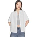 Lee Shirts White Lapel Moderate Shirt