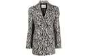 MSGM Blazers Black Suit Collar Moderate Straight Fit