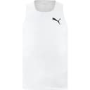 PUMA Tank Tops White U Neck Moderate Other