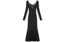 Self portrait Long Sleeved Dress Classic Black