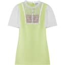 Self portrait Short Sleeved Dress Fruit Green