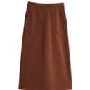 ELLE Long Skirt Brown