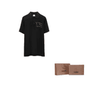 Burberry Check Ekd Cotton Pique Polo Shirt