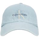 CALVIN KLEIN Cotton Baseball Caps Denim Light Blue