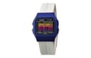 CASIO Custom Collection Quartz Movement Silicone Strap Watch Black Dial