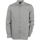 EMPORIO ARMANI Shirts Marine Blue Lapel Moderate