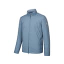 Saucony Down Jackets Morning Mist Blue Stand Collar Thin Straight Fit