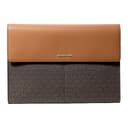 MICHAEL KORS Jet Set Coated Canvas Laptop Bag Oak