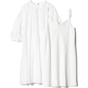 UNIQLO Two Piece Skirt Sets Crew Neck Thin Short