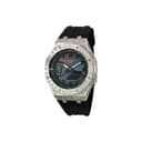 CASIO Custom Collection Electronic Movement Fluoroelastomer Strap Watch