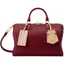 LOUIS VUITTON Grace Coddington Collaboration Catogram Kitten SPEEDY SOFT Cow Travel Bag Burgundy