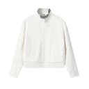 FILA Emerald Jackets Cloud White Stand Collar Moderate Straight Fit