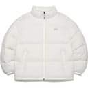 Lee Down Jackets Ivory White Stand Collar Moderate