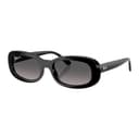 RayBan Propionate Oval Sunglasses Polished Black