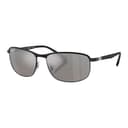 RayBan Metal Irregular Shape Sunglasses Black