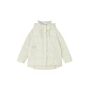 XIANGYING Down Jackets Cream White Green Thickened Puffer Jacket