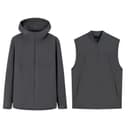 ANTA Jackets Wind Speed Gray Hooded Moderate Other
