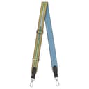 LONGCHAMP Polyester Canvas Shoulder Straps Light Brown/Light Blue