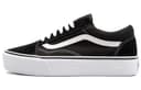 Vans Old Skool Black White Height Increasing Black