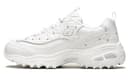 Skechers D'Lites Glamour Feels Low/Dad Gs White