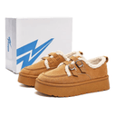 Feiyue Box Included Fall Winter Thickened Fleece Lined Vamp Ankle Length