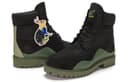Timberland Heritage 6 Inch Waterproof Boot 'Black Nubuck With Green'