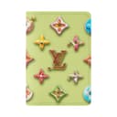 LOUIS VUITTON Monogram Donuts Coated Canvas Card Holder Green