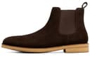 THOM WILLS Cow Suede Chelsea Dark Coffee