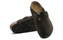 Birkenstock Boston Soft Footbed Birkenstock Dark Brown Regular Loose Fit