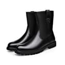 Beidouniao Cow Split Ankle Black