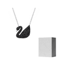Swarovski swan pendant necklace