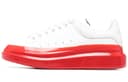 Alexander McQueen Oversized Grain Cow White Red