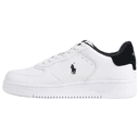 Polo Ralph Lauren Court Masters Leather, Suede White & Black