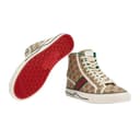 GUCCI Tennis 1977 Canvas High Ebony