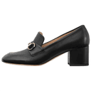 GUCCI Horsebit Chunky Heel 5.5cm Black