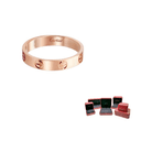 CARTIER LOVE 18K Rose Gold Rings Rose Gold