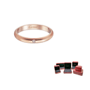 CARTIER 1895 Series 18K Gold Diamond Rings Rose Gold