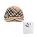 Burberry check baseball cap