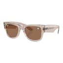 RayBan Propionic Acid Square Sunglasses Transparent Light Brown