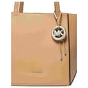 MICHAEL KORS Jordi Cow Tote Handbag Medium Peanut