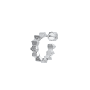 Apm Monaco Synthetic Cubic Zirconia Earrings Silver