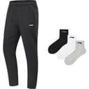 Li Ning Minimalist Style Straight Fit Draped Mid Rise Lace Up Versatile Fleece Lined Thermal