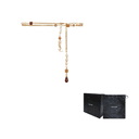 SAINT LAURENT Metal, Resin Waist Chains Gold/Red Width 1cm
